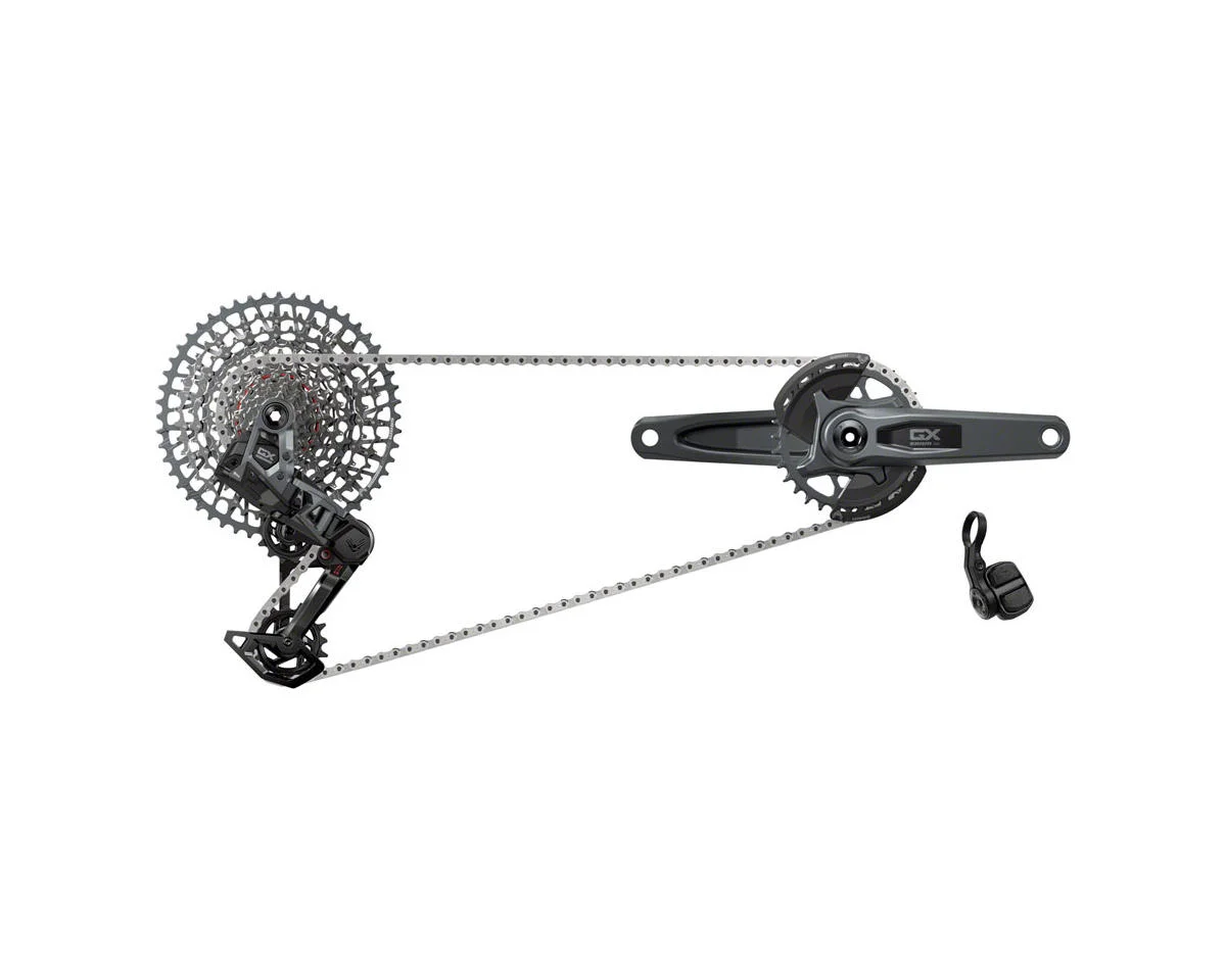 SRAM GX Eagle T-Type Transmission AXS Groupset (Black/Silver) (12 Speed) (165mm) (32T) (UDH)